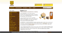 Desktop Screenshot of drevo-kaplan.cz
